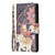 For Motorola Moto G42 4G Colored Drawing Pattern Zipper Leather Phone Case(Flower Elephants)