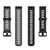 For Honor Watch GS 3 22mm Stripe Two-color Silicone Watch Band(Black Dark Grey) For Honor Watch GS 3 22mm Stripe Two-color Silicone Watch Band(Black Dark Grey)