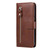 For iPhone 14 Fashion Calf Texture Zipper Horizontal Flip Leather Phone Case (Brown)