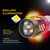 1 Pair 7443 12V 7W Strobe Car LED Fog Light(Red Light)
