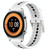 For Honor Watch GS 3 22mm Color Hole Silicone Watch Band(White Black) For Honor Watch GS 3 22mm Color Hole Silicone Watch Band(White Black)