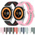 For Honor Watch GS 3 22mm Color Hole Silicone Watch Band(White Black) For Honor Watch GS 3 22mm Color Hole Silicone Watch Band(White Black)