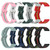 For Honor Watch GS 3 22mm Color Hole Silicone Watch Band(White Black) For Honor Watch GS 3 22mm Color Hole Silicone Watch Band(White Black)