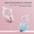 BT029C RGB Dual Modes Cat Ear Wireless Bluetooth Headphone(Pink)