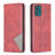 For Motorola Moto G42 4G Prismatic Invisible Magnetic Leather Phone Case(Red) For Motorola Moto G42 4G Prismatic Invisible Magnetic Leather Phone Case(Red)