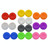 20 PCS Gamepad Silicone Rocker Cap For PS5/PS4/PS3/ONE//360/PRO/series X/S(Yellow)