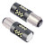 1 Pair 1157 12V 7W Strobe Car LED Fog Light(Purple Light)