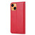 For iPhone 14 Knead Skin Texture Leather Case (Red)