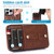 For iPhone 14 Pro Max Wristband Kickstand Wallet Leather Phone Case (Brown)