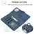 For iPhone 14 Pro 2 in 1 Detachable Leather Case(Dark Blue)