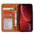 For iPhone 14 Knead Skin Texture Leather Case (Wine Red)