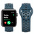Woven Watch Strap For Apple Watch Series 9&8&7 41mm / SE 3&SE 2&6&SE&5&4 40mm / 3&2&1 38mm(Blue)