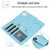 For iPhone 14 Plus 2 in 1 Detachable Leather Case (Blue)