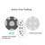 2 PCS Achor Free Tufting Electric Toothbrush Head for Usmile(White)