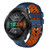 For Huawei Watch GT 2E 22mm Two-Color Breathable Silicone Watch Band(Midnight Blue+Orange) For Huawei Watch GT 2E 22mm Two-Color Breathable Silicone Watch Band(Midnight Blue+Orange)