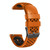 For Samsung Galaxy Watch 46mm 22mm Two-Color Breathable Silicone Watch Band(Orange+Black)