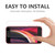 For iPhone SE 2022 / 2020 2pcs ENKAY Thickened Glue No White Edge 0.26mm 9H 2.5D Tempered Glass Film