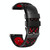 For Huawei Watch GT Runner 22mm Two-Color Breathable Silicone Watch Band(Black+Red)