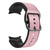 For Samsung Galaxy Watch 4 Classic 42mm Silicone Adhesive Leather Watch Band(Pink)