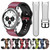For Samsung Galaxy Watch 4 Classic 42mm Silicone Adhesive Leather Watch Band(Pink)