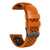 For Honor Watch Dream 22mm Two-Color Breathable Silicone Watch Band(Orange+Black)