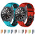 For Honor Watch Dream 22mm Two-Color Breathable Silicone Watch Band(Orange+Black)