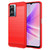 For Realme Narzo 50 5G Brushed Texture Carbon Fiber TPU Phone Case(Red)