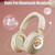 B4 RGB Cartoon Stereo Headset Wireless Bluetooth Headphones(Squirrel)