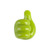 10 PCS Non-punching And Non-marking Adhesive Thumb Hook Cable Organizer(Green)