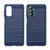 For Samsung Galaxy F13 Brushed Texture Carbon Fiber TPU Phone Case(Blue)