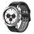 For Samsung Galaxy Watch 4 Classic 42mm 20mm Breathable Two-Color Silicone Watch Band(Black+Grey)