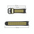 For Samsung Galaxy Watch 4 Classic 42mm 20mm Breathable Two-Color Silicone Watch Band(Black+Grey)
