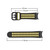 For Samsung Galaxy Watch 4 Classic 46mm 20mm Breathable Two-Color Silicone Watch Band(Orange+Black)