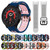 For Samsung Galaxy Watch 5  44mm 20mm Breathable Two-Color Silicone Watch Band(Skyblue+Black)