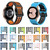 For Galaxy Watch Active 2 20mm Breathable Two-Color Silicone Watch Band(Light Blue+White)