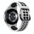 For Galaxy Watch Active 2 20mm Breathable Two-Color Silicone Watch Band(White+Black)
