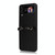 For Samsung Galaxy Z Flip4 Carbon Fiber Texture Phone Case With Lanyard(Black)