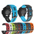For Samsung Galaxy Watch Active 2 20mm Two-Color Silicone Watch Band(Black+Yellow)