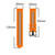 For Samsung Galaxy Watch Active 2 20mm Two-Color Silicone Watch Band(Black+Yellow)