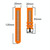 For Samsung Galaxy Watch 4 Classic 42mm 20mm Two-Color Silicone Watch Band(Black+Yellow)