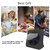 Kecag KC-806 2A Retro Bluetooth Music Disc Album CD Player, Specification:Plug-in Version(Black)