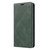For iPhone 13 Wristband Magnetic Leather Phone Case(Green)