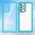 For Samsung Galaxy A73 5G Colorful Series Acrylic + TPU Phone Case(Transparent Blue)