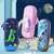 Uime EVA 3D Multi-compartment Pencil Case Stationery Box Children School Supplies(Rainbow Unicorn)