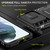 For Samsung Galaxy S21 5G Armor PC + TPU Camera Shield Phone Case(Black)