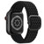 Wave Nylon Watch Band For Apple Watch Series 9&8&7 41mm / SE 3&SE 2&6&SE&5&4 40mm / 3&2&1 38mm(Black)