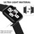 Wave Nylon Watch Band For Apple Watch Series 9&8&7 41mm / SE 3&SE 2&6&SE&5&4 40mm / 3&2&1 38mm(Black)