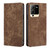 For vivo S15 5G RFID Anti-theft Brush Magnetic Leather Phone Case(Brown) For vivo S15 5G RFID Anti-theft Brush Magnetic Leather Phone Case(Brown)
