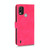 For Nokia C21 Plus Skin Feel Magnetic Flip Leather Phone Case(Rose Red)