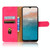 For Nokia C21 Plus Skin Feel Magnetic Flip Leather Phone Case(Rose Red)